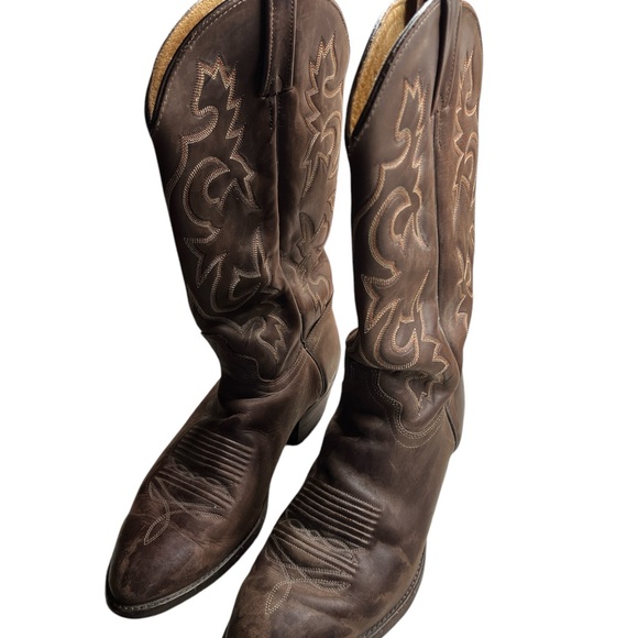 J Chisholm Men’s size 10.5 EE Style 5111 Leather Boots, Cowboy - Picture 2 of 8